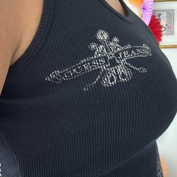 Y2K Guess Tattoo Tank Top - Picture 5 of 5